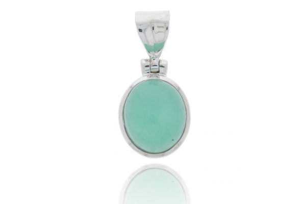 Chrysoprase pendant