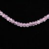 Spinel, rose quartz necklace