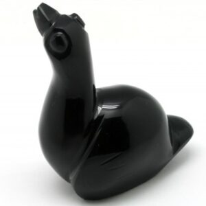 Obsidian swan