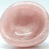 Rose quartz bowl