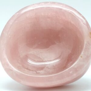 Rose quartz bowl