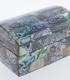 Paua shell jewellery box