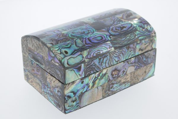 Paua shell jewellery box