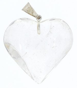 Crystal pendant - heart
