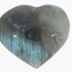 Labradorite heart