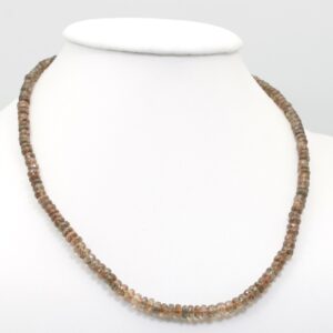 Andalusite necklace