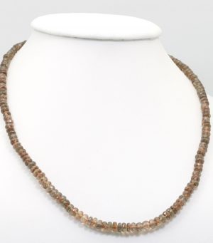 Andalusite necklace