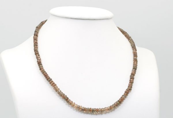 Andalusite necklace