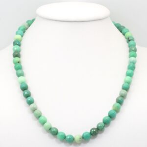 Chrysoprase necklace