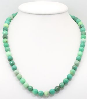 Chrysoprase necklace