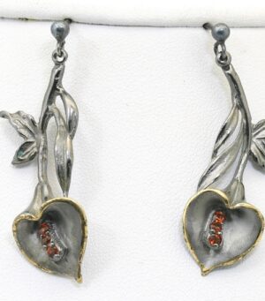 Garnet earrings