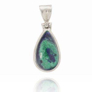 Azurite, malachite pendant