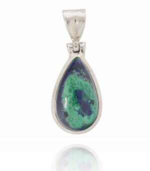 Azurite, malachite pendant