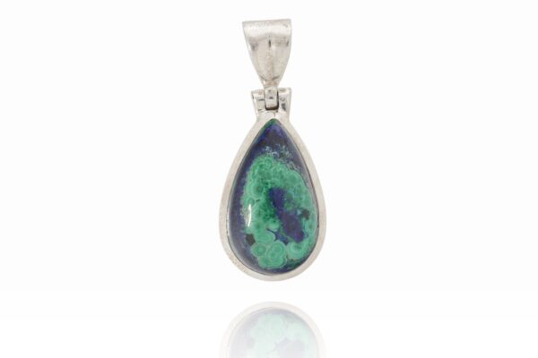 Azurite, malachite pendant
