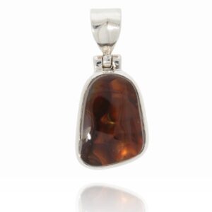 Fire agate pendant