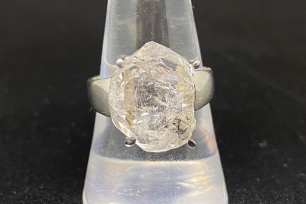 Prsten křišťál „Herkimer diamond“