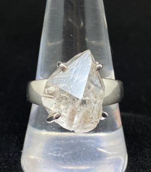 Prsten křišťál „Herkimer diamond“