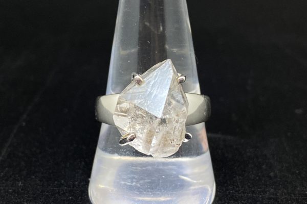 Prsten křišťál „Herkimer diamond“