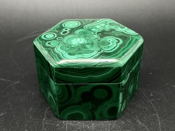 Malachit šperkovnice 7,7 cm - Image 2
