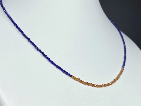 Náhrdelník lapis lazuli a hessonit - Image 4
