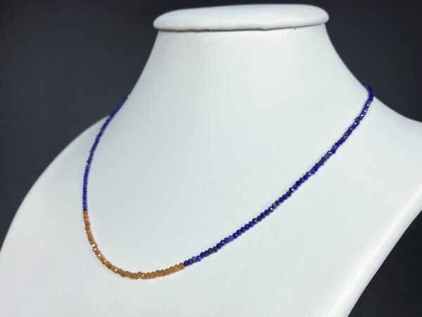 Náhrdelník lapis lazuli a hessonit - Image 5