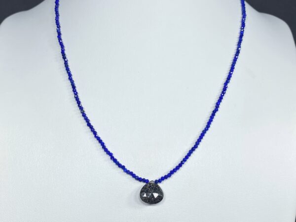 Náhrdelník lapis lazuli a černý avanturín - Image 2