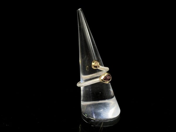 Prsten turmalín, diamant - Image 2