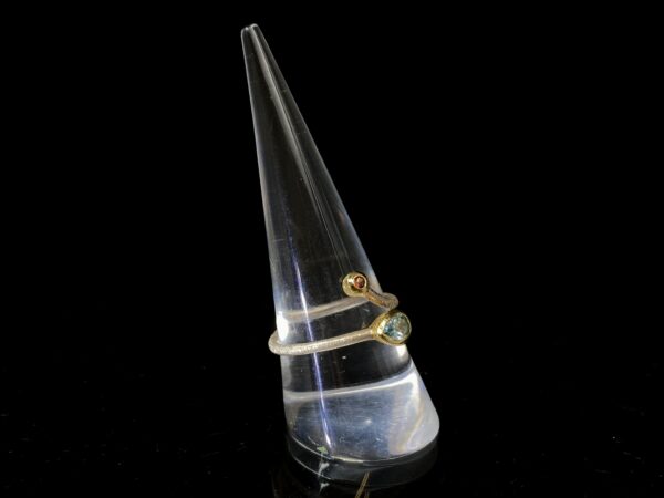 Prsten zirkon, safír - Image 4