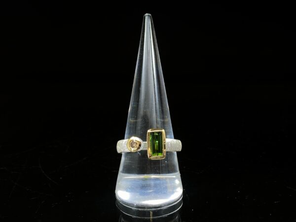Prsten turmalín, diamant - Image 2