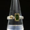 Prsten turmalín, diamant
