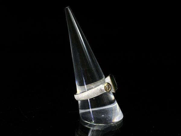 Prsten turmalín, diamant - Image 3