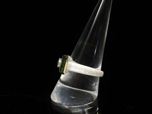 Prsten turmalín, diamant - Image 7
