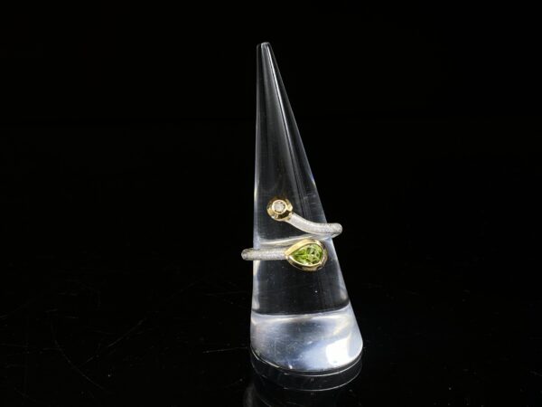Prsten turmalín, diamant - Image 3
