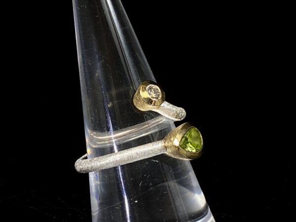 Prsten turmalín, diamant - Image 4