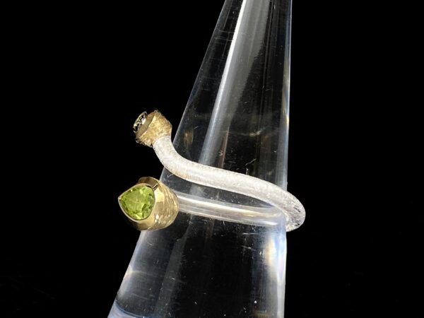 Prsten turmalín, diamant - Image 9